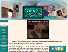 Tablet Screenshot of muralsandfauxpainting.com